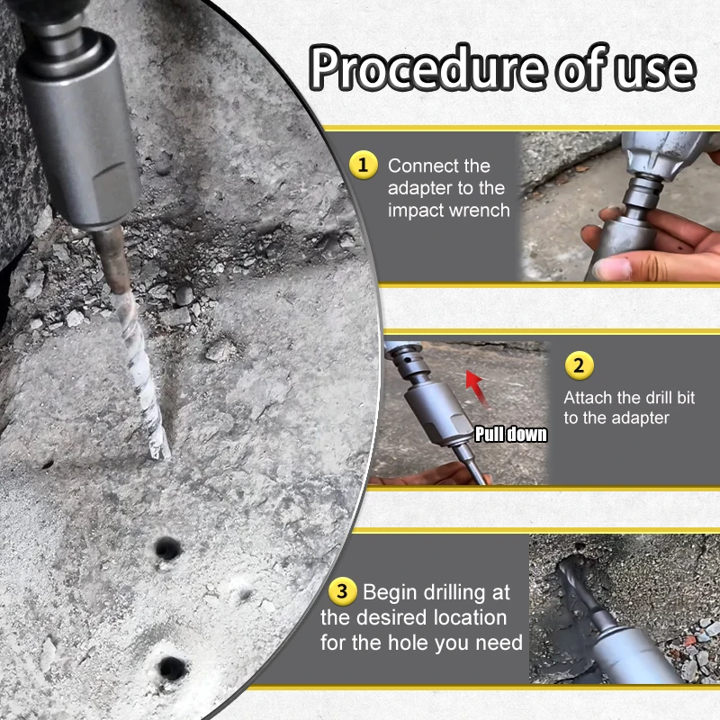 Adapter for Converting Impact  - Power Tools Jack Hammer review and price