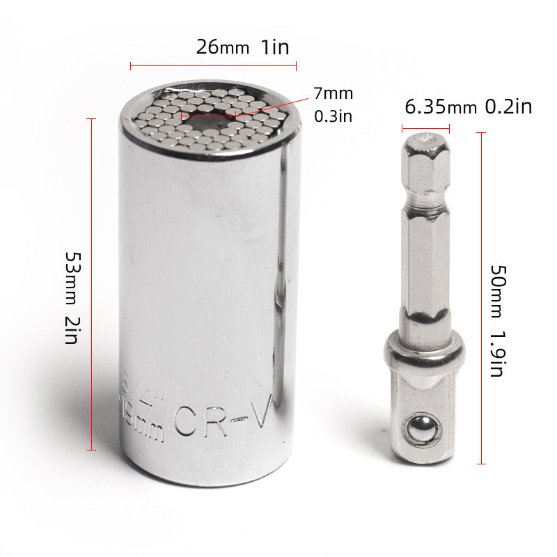 Universal Socket Wrench Head S - Power Key Tools review and price