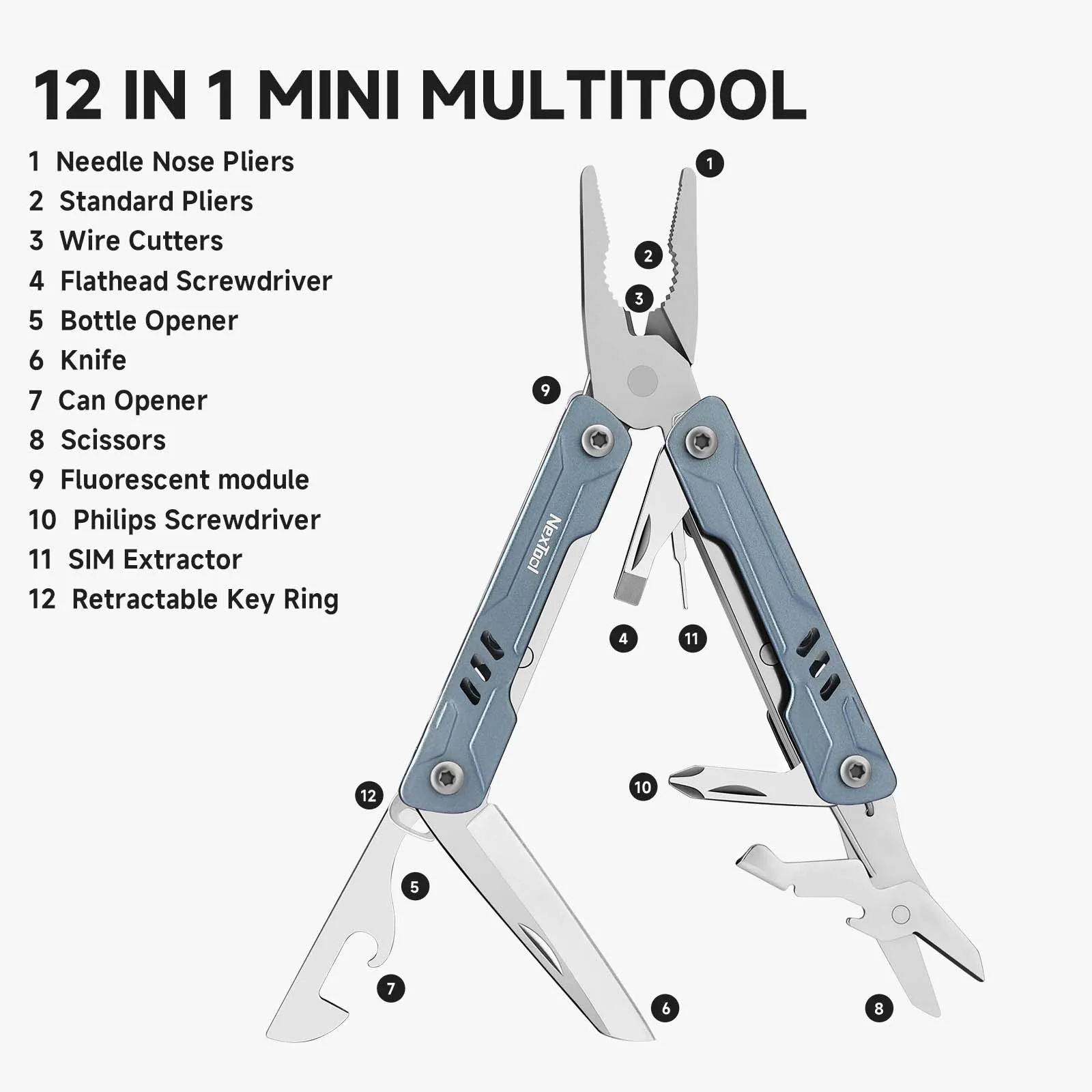 NexTool Mini Sailor S11 12-in- - Power Key Tools review and price
