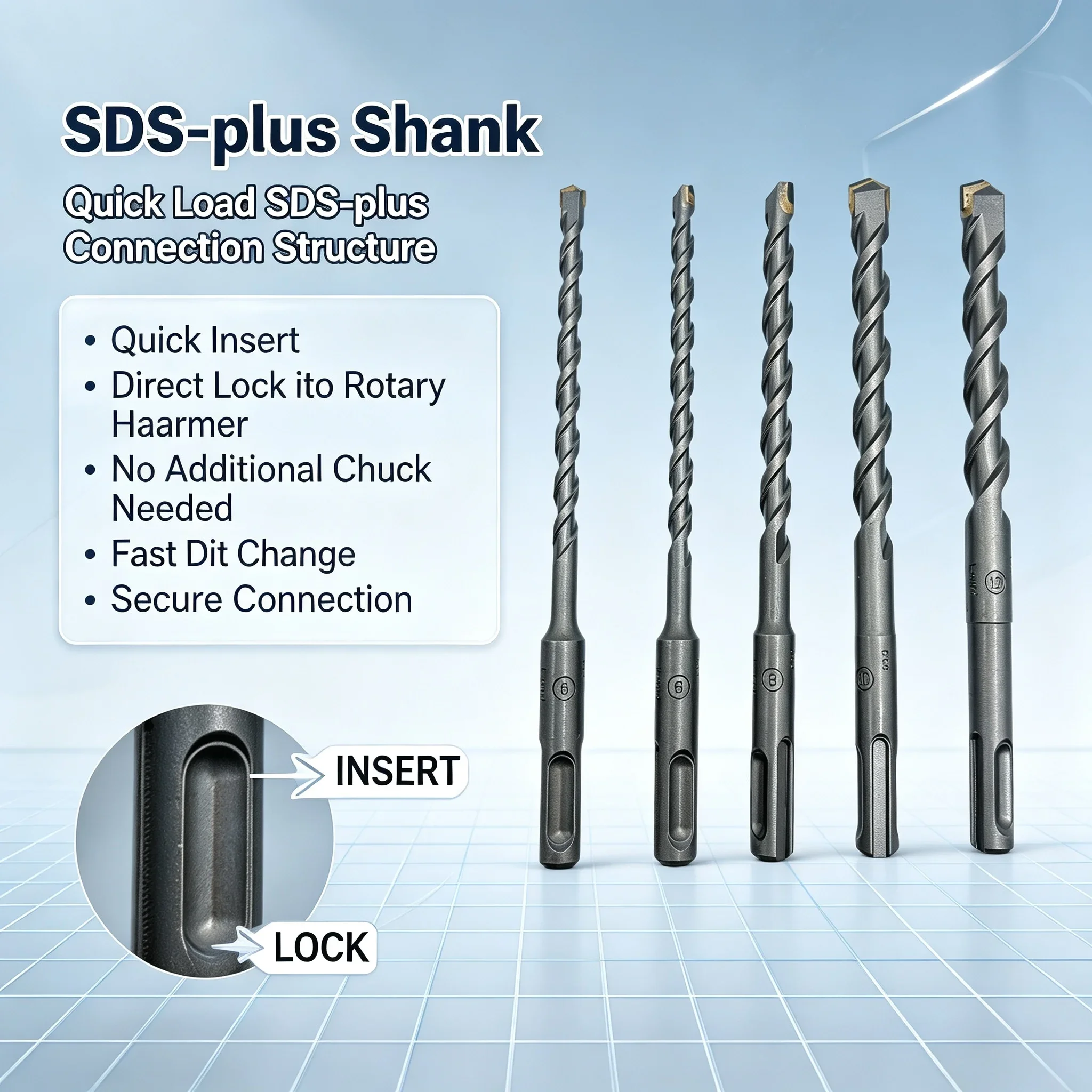 Bosch SDS‑plus‑1 5Pcs Masonry  - Hammer Drill Sds review and price