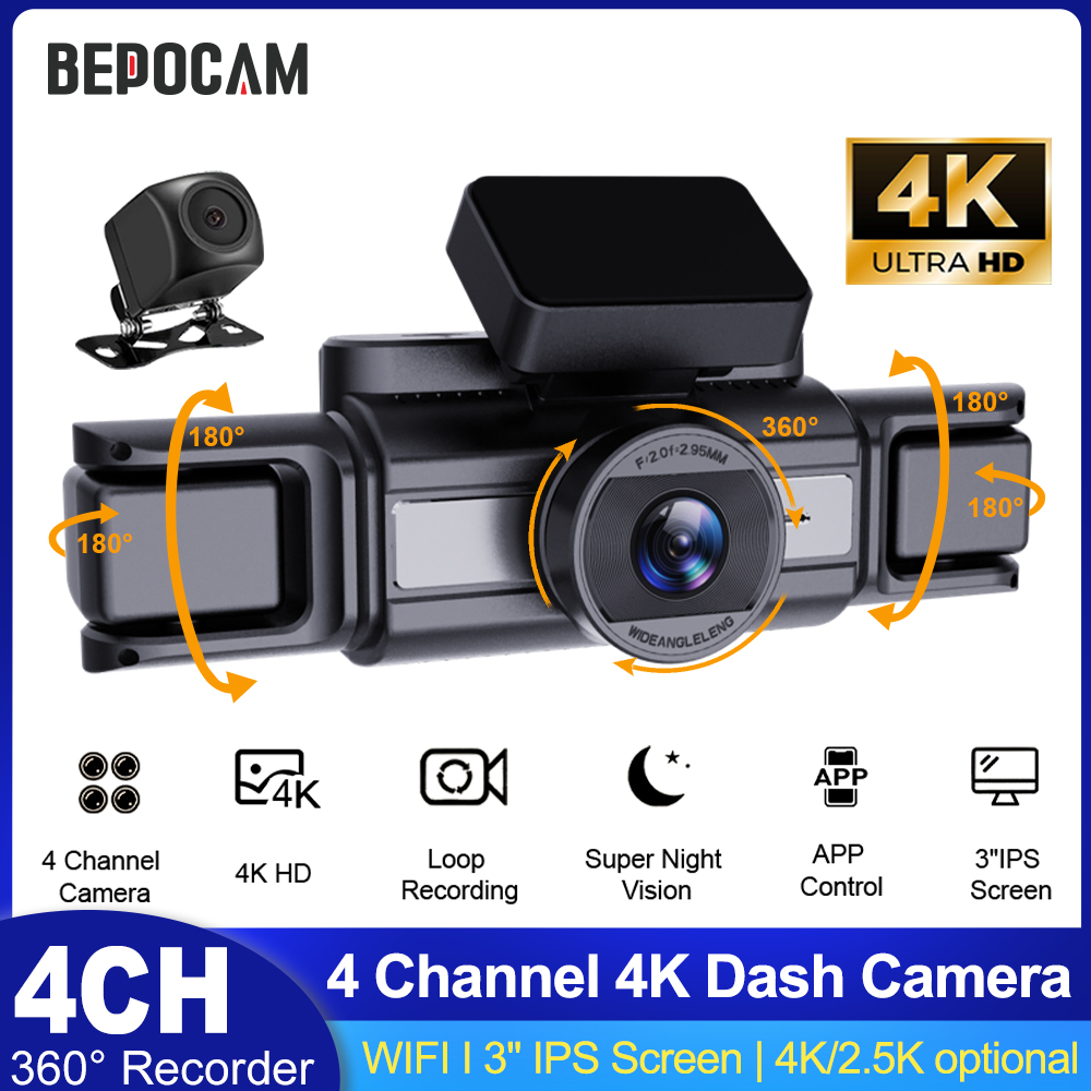 BEPOCAM 4CH 4K Dash Camera for - Power Tools Japan review and price