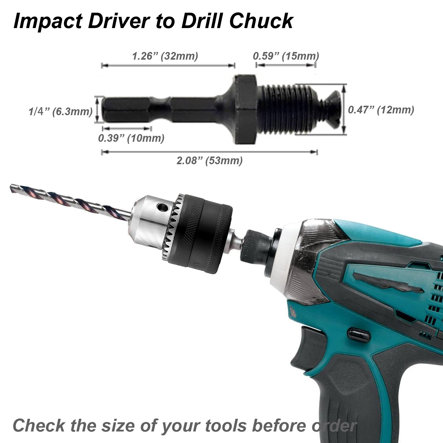 Drill Chuck Converter Adapter  - Power Tools Jack Hammer review and price