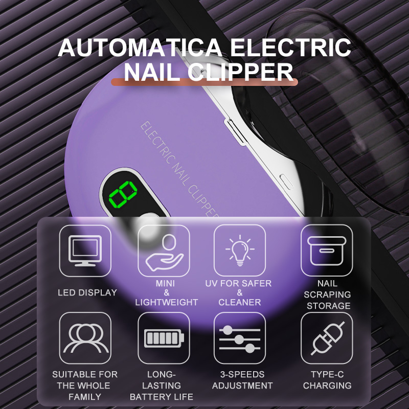 Electric Nail Clipper 3-Speed  - Power Tools Safety review and price