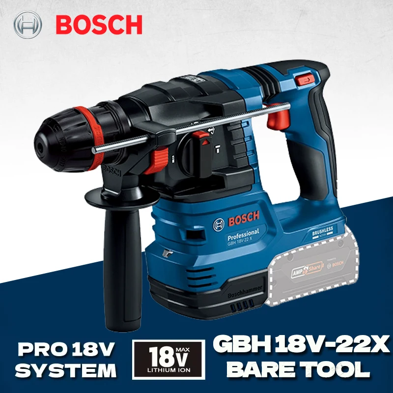 BOSCH GBH18V-22X Cordless Rota - Hammer Drill Sds review and price