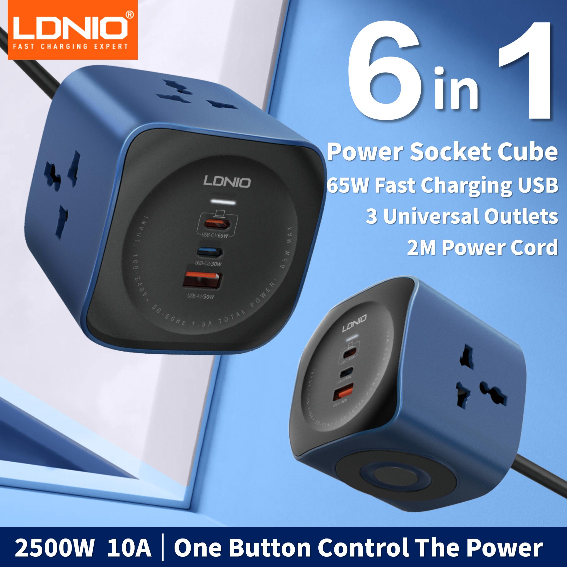 Cube Power Strip LDNIO 65W Cha - Power Tools Uk review and price